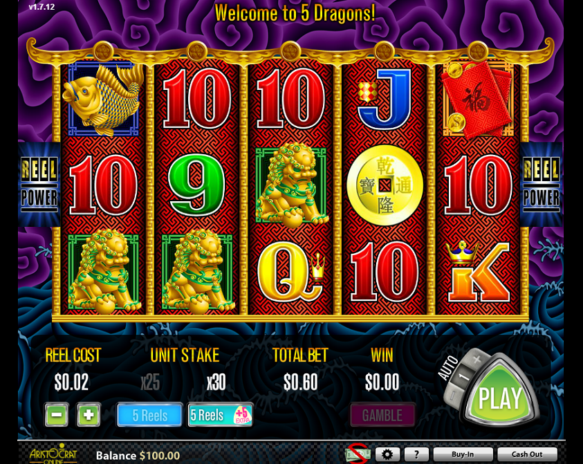 Money Gaming Aristocrat Pokies