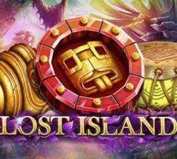 Lost island slot logo 250