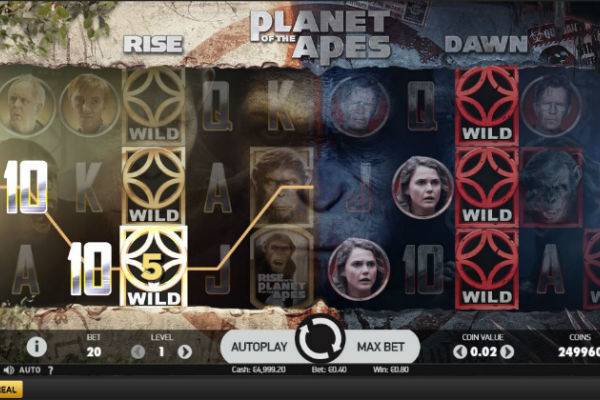 Play Planet of the Apes NetEnt Online casino