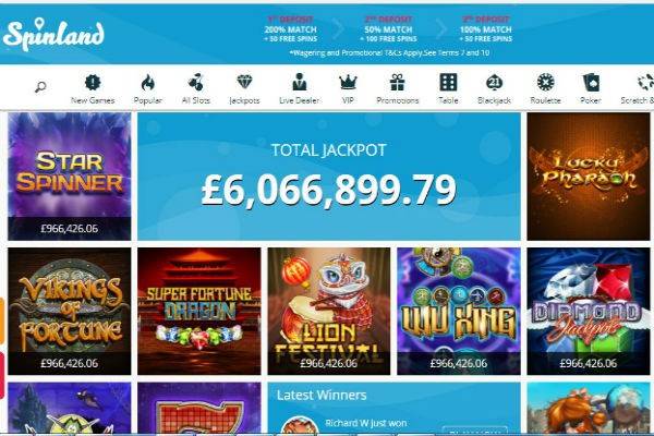 Play pokies at Spinland Casino Online