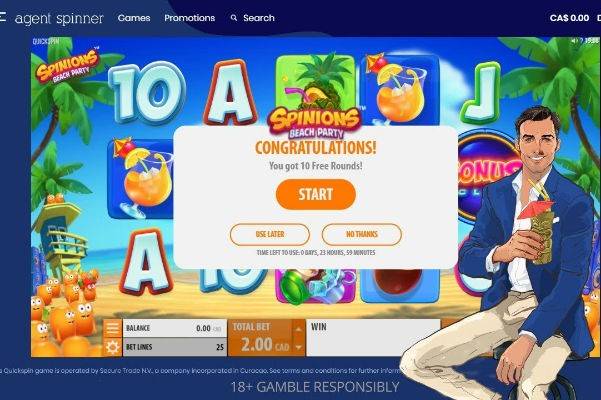 Agent Spinner Online Casino