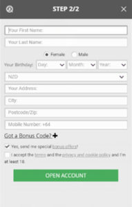 Agent Spinner Register Step 2